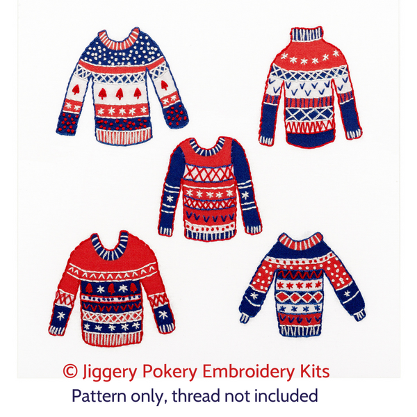 Jiggery Pokery Scandinavian Christmas embroidery pattern